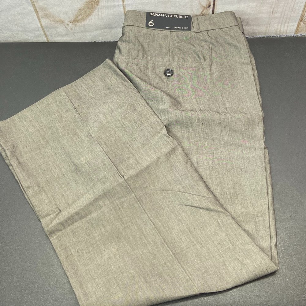 Banana Republic LOGAN Fit Gray Straight Leg